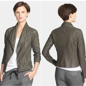New - Vince Scuba Leather Jacket